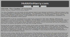 Desktop Screenshot of hobblinharry.com